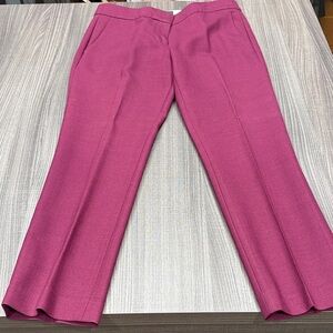 J. Crew Women's Fushia Pantsuit Trousers (wool)